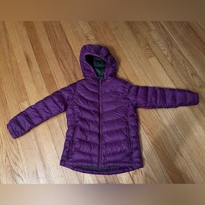 LL Bean Girls down winter coat size 6x/7